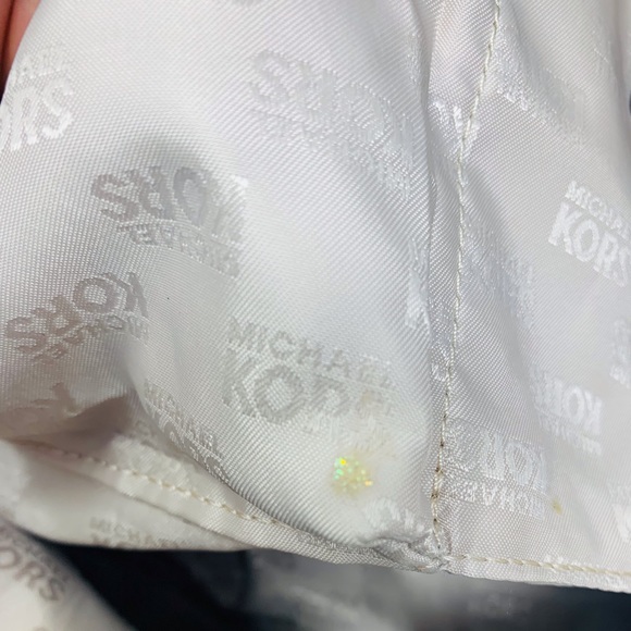 MK Michael Kors Canvas Leather Tote Bag (2 OF 2) - Picture 3 of 10